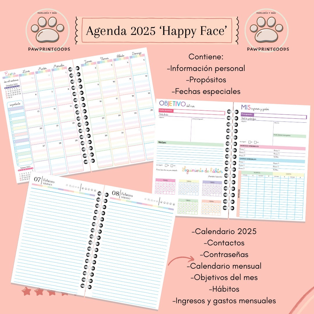 Agenda “Happy Face” 2025