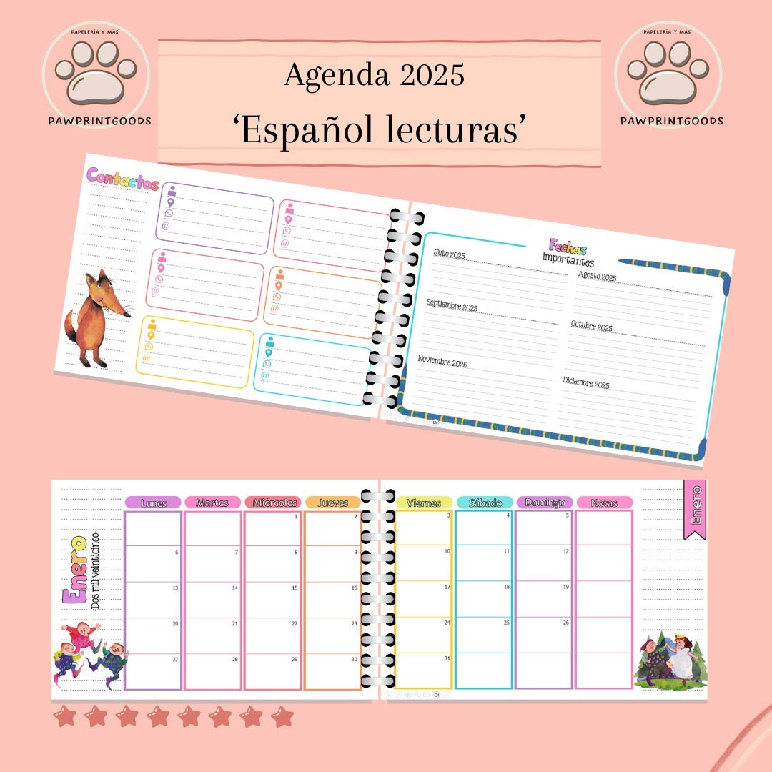 Agenda 2025 “Español lecturas”