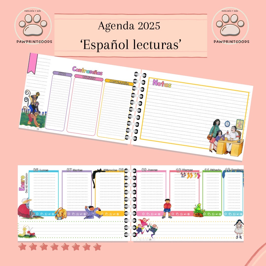 Agenda 2025 “Español lecturas”