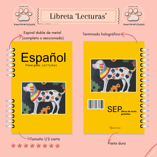 Libreta “Español:Lecturas”