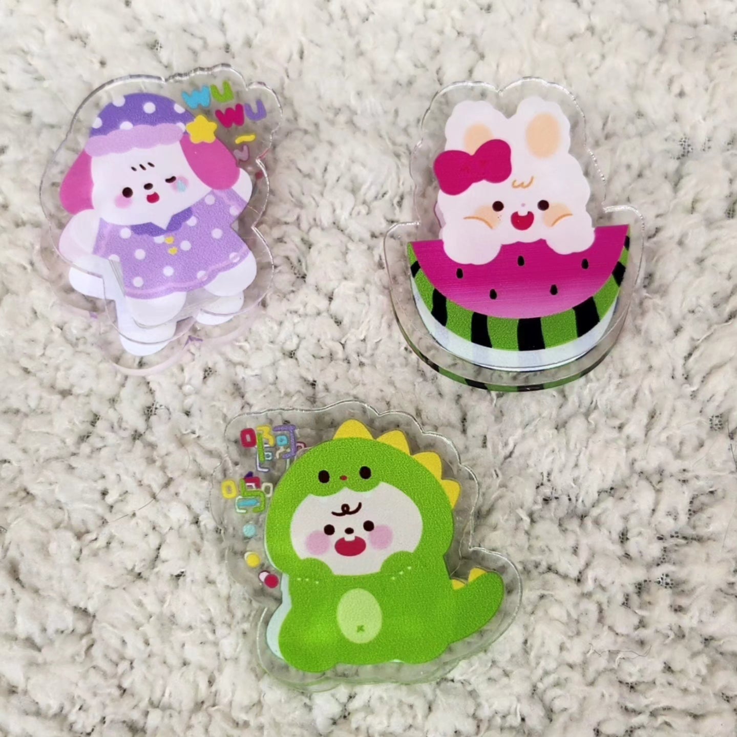 Clips/pinzas para hojas Kawaii