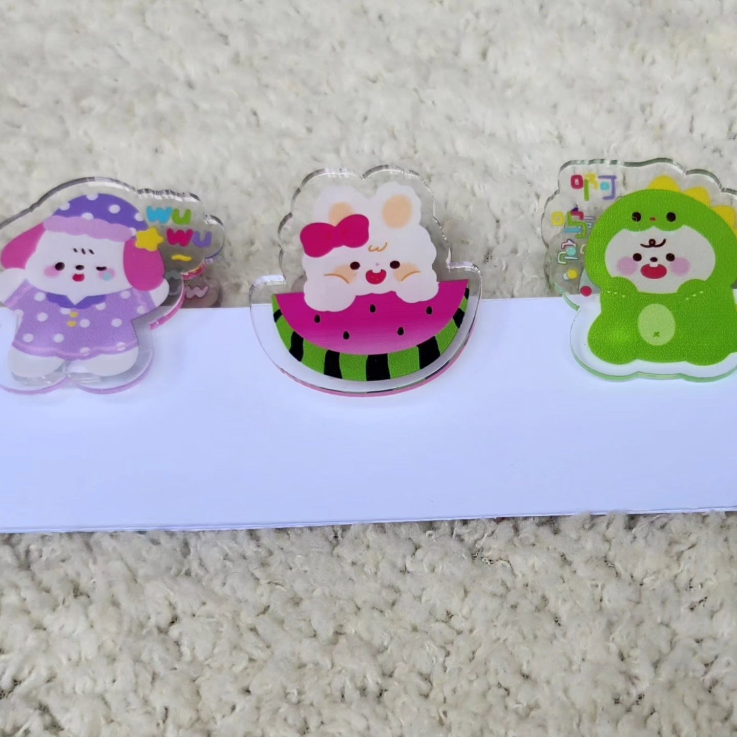 Clips/pinzas para hojas Kawaii