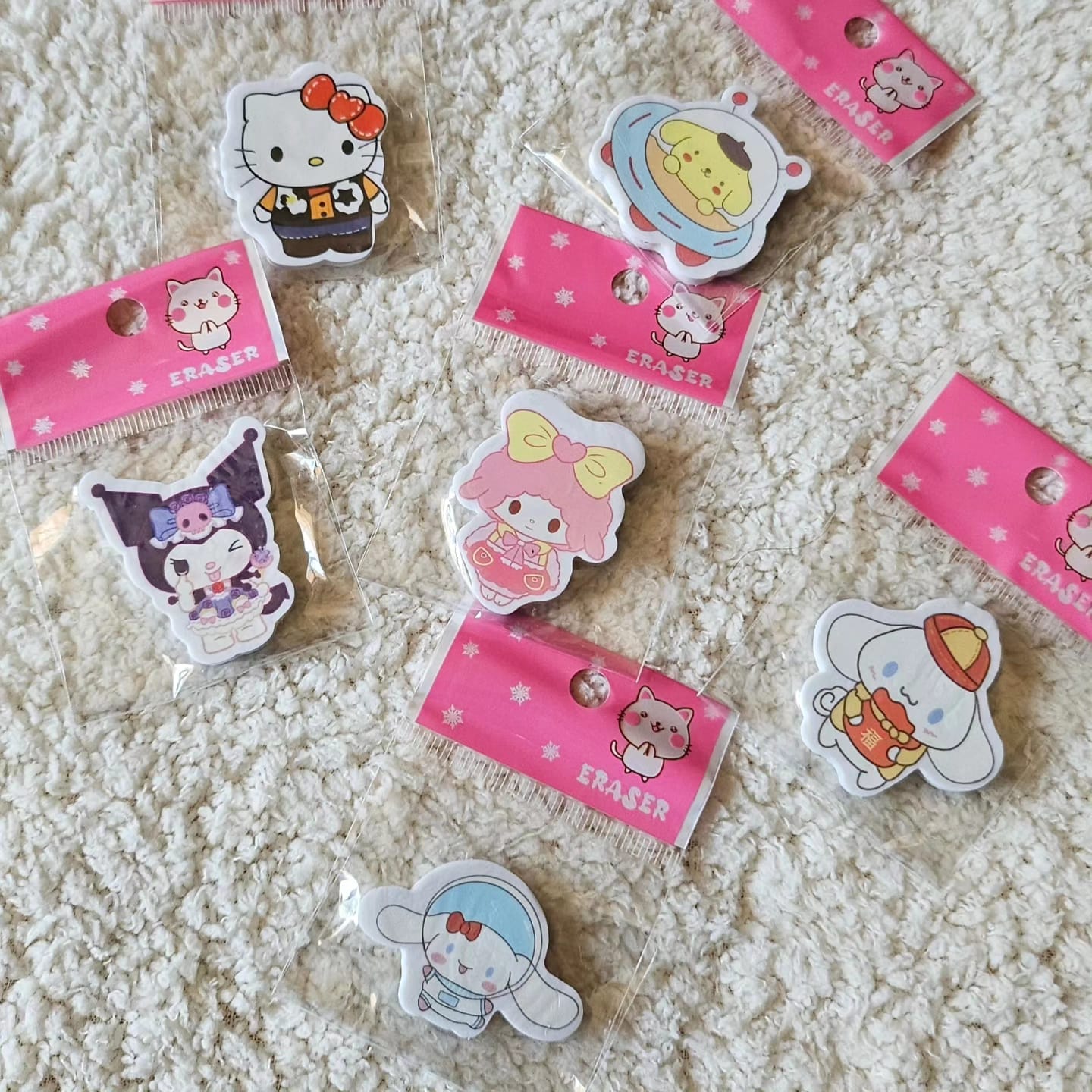 Gomas personajes Sanrio