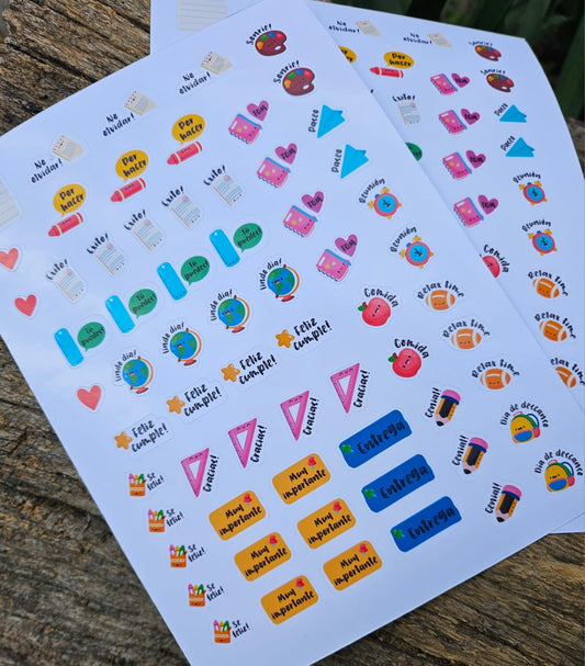 Stickers para agenda