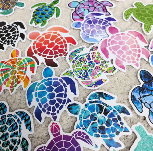 Stickers de tortugas